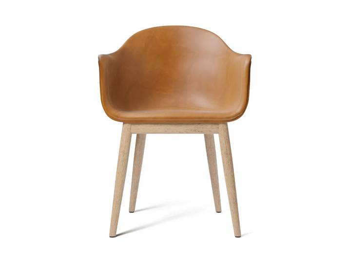 Audo Copenhagen Harbour Dining Chair vollständig gepolstert Aida 0250-Natur Eiche