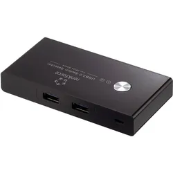 Renkforce RF-4474114 (USB-A, 4 Ports), Dockingstation + USB Hub, Schwarz