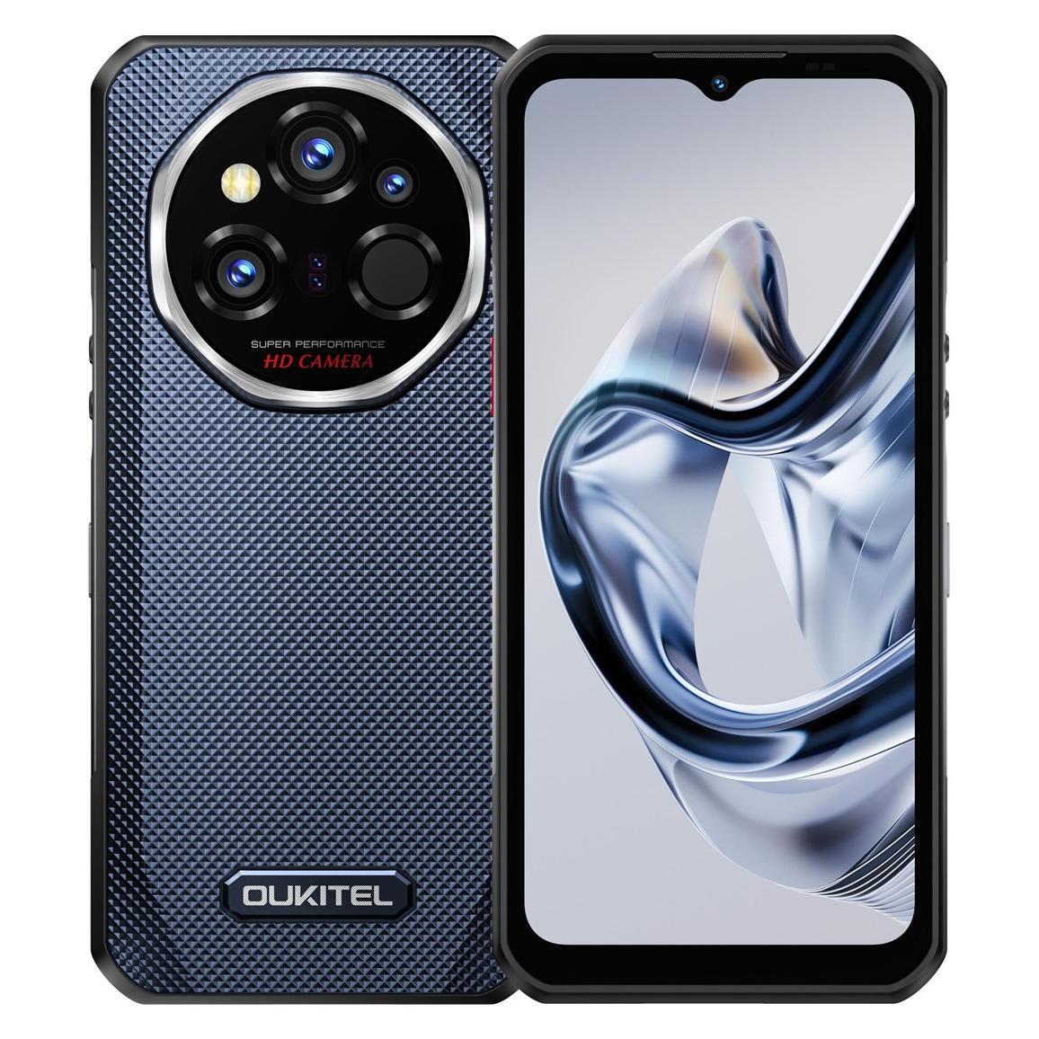 Oukitel Smartphone WP55 Ultra Thermal 6.6 12/512GB 11000mAh Grey (512 GB, Grau, 6.60") (OUKITEL)