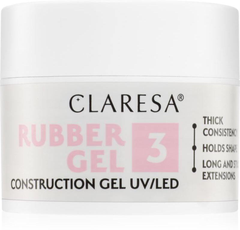 Claresa Rubber Gel Construction Gel UV/LED Lengthening Gel Nail Varnish shade 03 12 g