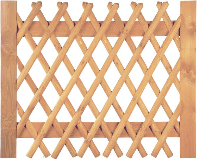 TETZNERJENT Jägerzaun braun Doppeltor 300 x 120 cm 08436049