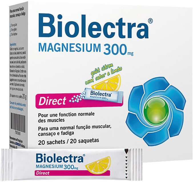 Biolectra Magnesium 300mg Direct 20 saquetas