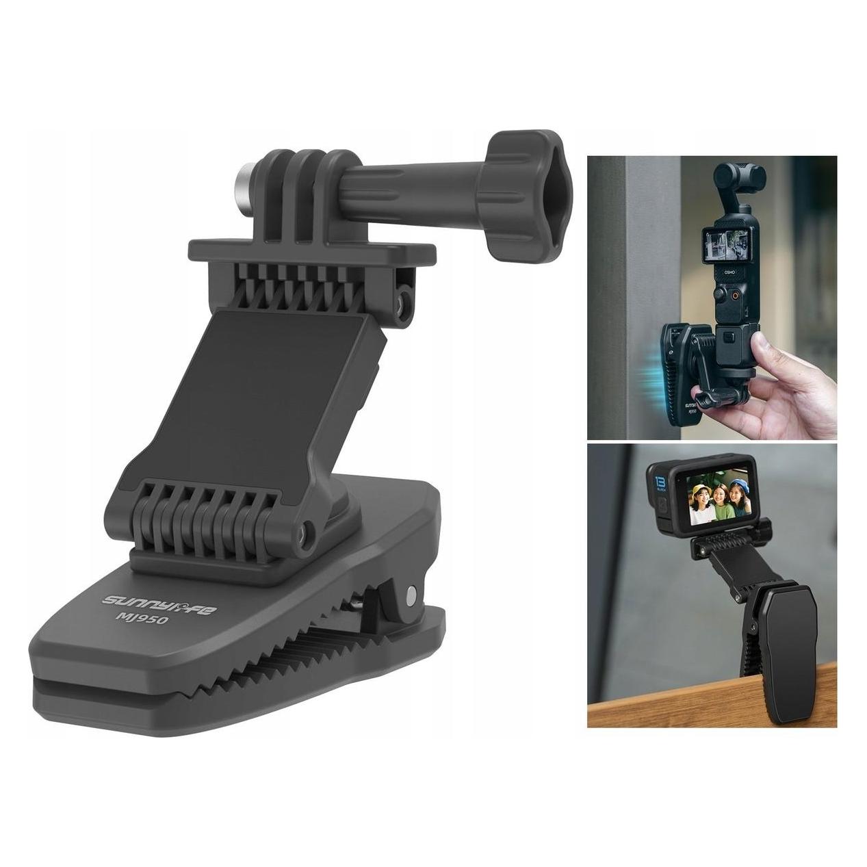 Sunnylife Klips Uchwyt Mocowanie Na Pasek Szelki Magnes Do Gopro Dji Xiaomi Sjcam / Mj950 (Sunnylife)