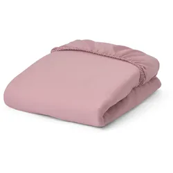 Tchibo - Microfaser-Spannbettlaken - rosa
