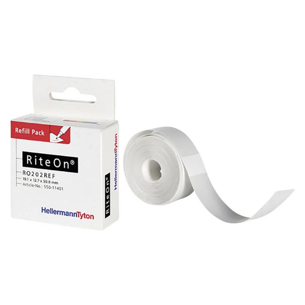 HellermannTyton 550-51401 RO202REF-1401-GN-1401-CL/GN Selbstlaminierendes Etiket (19.05 mm) (550-51401)