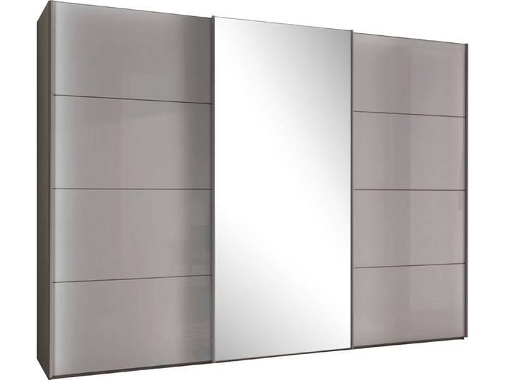 WIEMANN Schwebetürenschrank Kos mit Spiegeltür und Schattenfuge