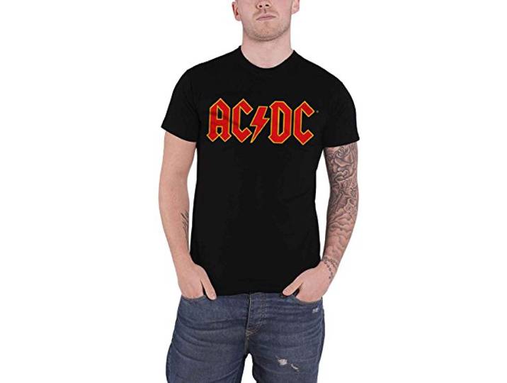 AC/DC Heren Logo T-Shirt Zwart