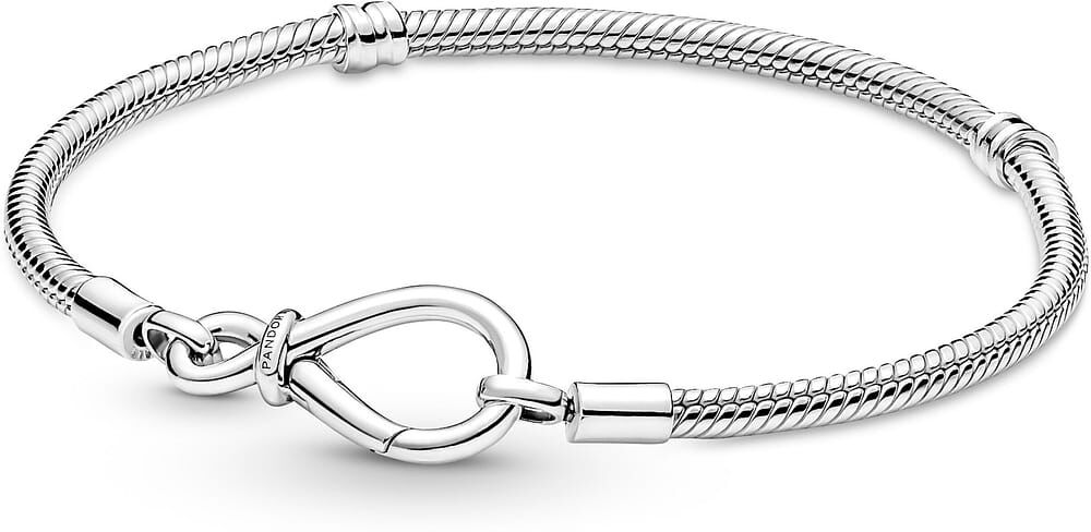 Bracelet Pandora Maille Serpent Nœud De L'Infini Pandora Moments Femme
