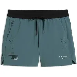 PUMA Damen Freizeit / Mode Sommer GJ Shorts Shorts Da W PUMA X HYROX PWRMODE WOVEN SHORT, Größe XS in gr?n gr?n