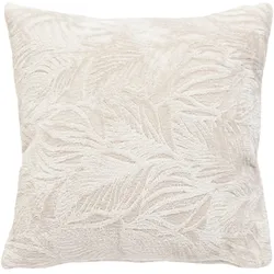 Atmosphera Ryo - Dekoratives Kissen 40x7x40cm aus Polyester in Beige
