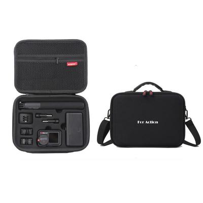 Action Camera Carrying Case Waterproof Travel Shoulder Bag For Action 5 Pro, Action 4 & Action 3 black