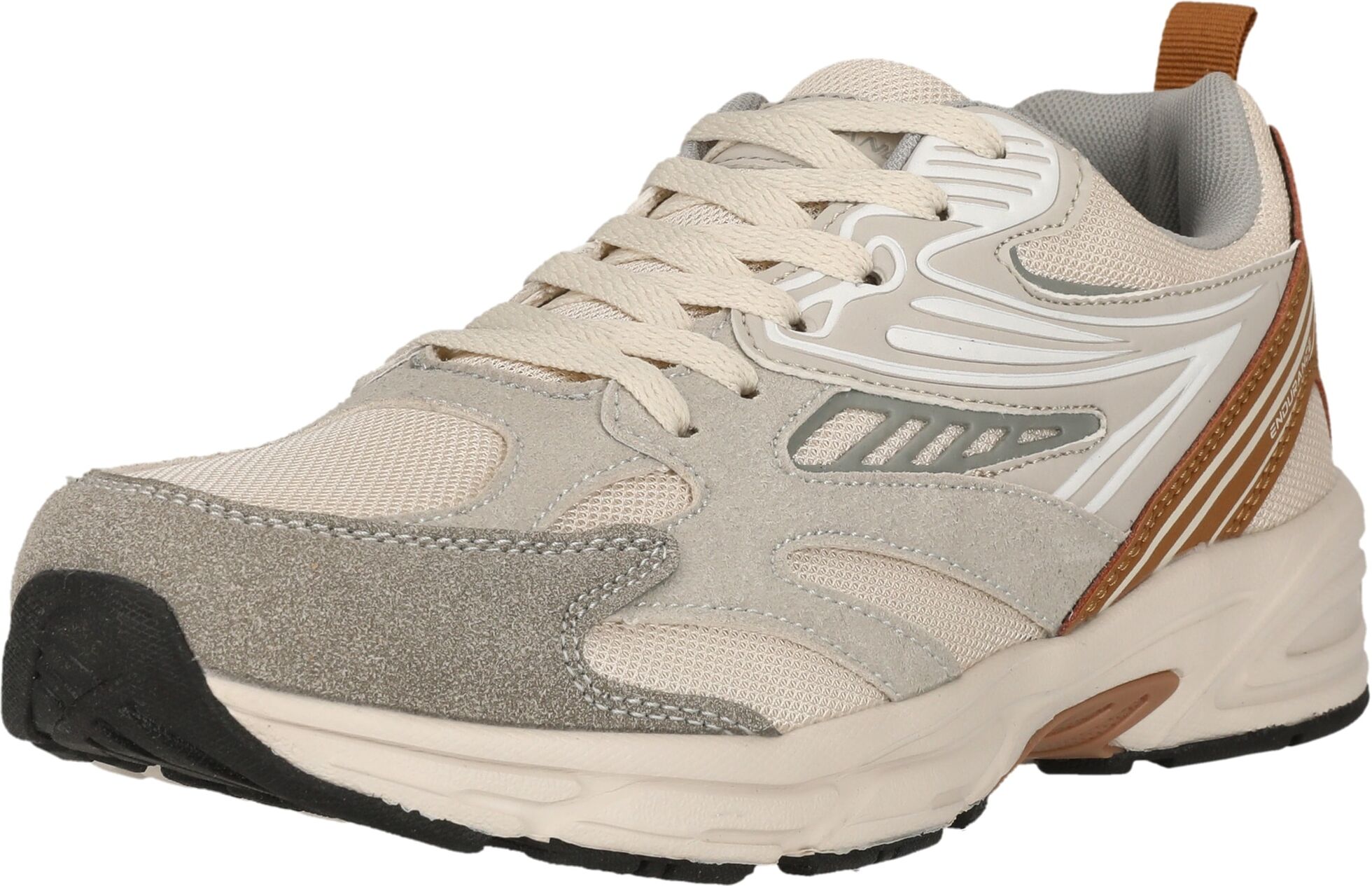 Sneaker ENDURANCE "Elliott", Damen, Gr. 38, braun, Kunstfaser, Lederimitat, Schuhe Sneaker, mit toller Atmungsaktivität