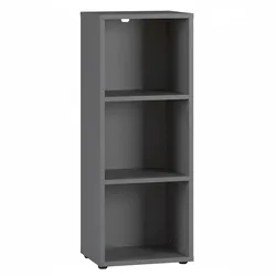 Aktenregal Universal FRANKFURT schmal 45x120x40 cm Graphit, 3 Ordnerhöhen