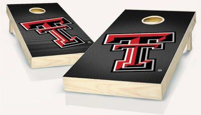 Skip's Garage Texas Tech Red Raiders Slanted Outdoor Cornhole Board Set