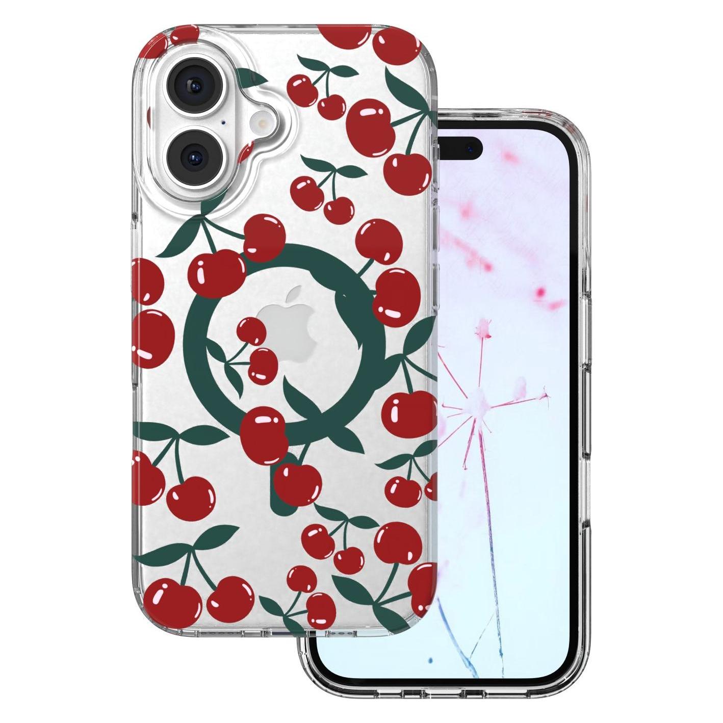 OEM Cherry Mag case for iPhone 16 6,1" transparent (Apple iPhone 16) (70564876)