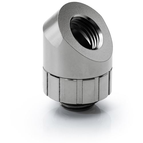 BitsPower Artemis 45 Grad Fitting - drehbar, platinum grau
