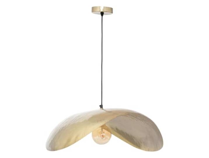 Atmosphera - Luminaire Suspension en Métal Doré D 80 cm