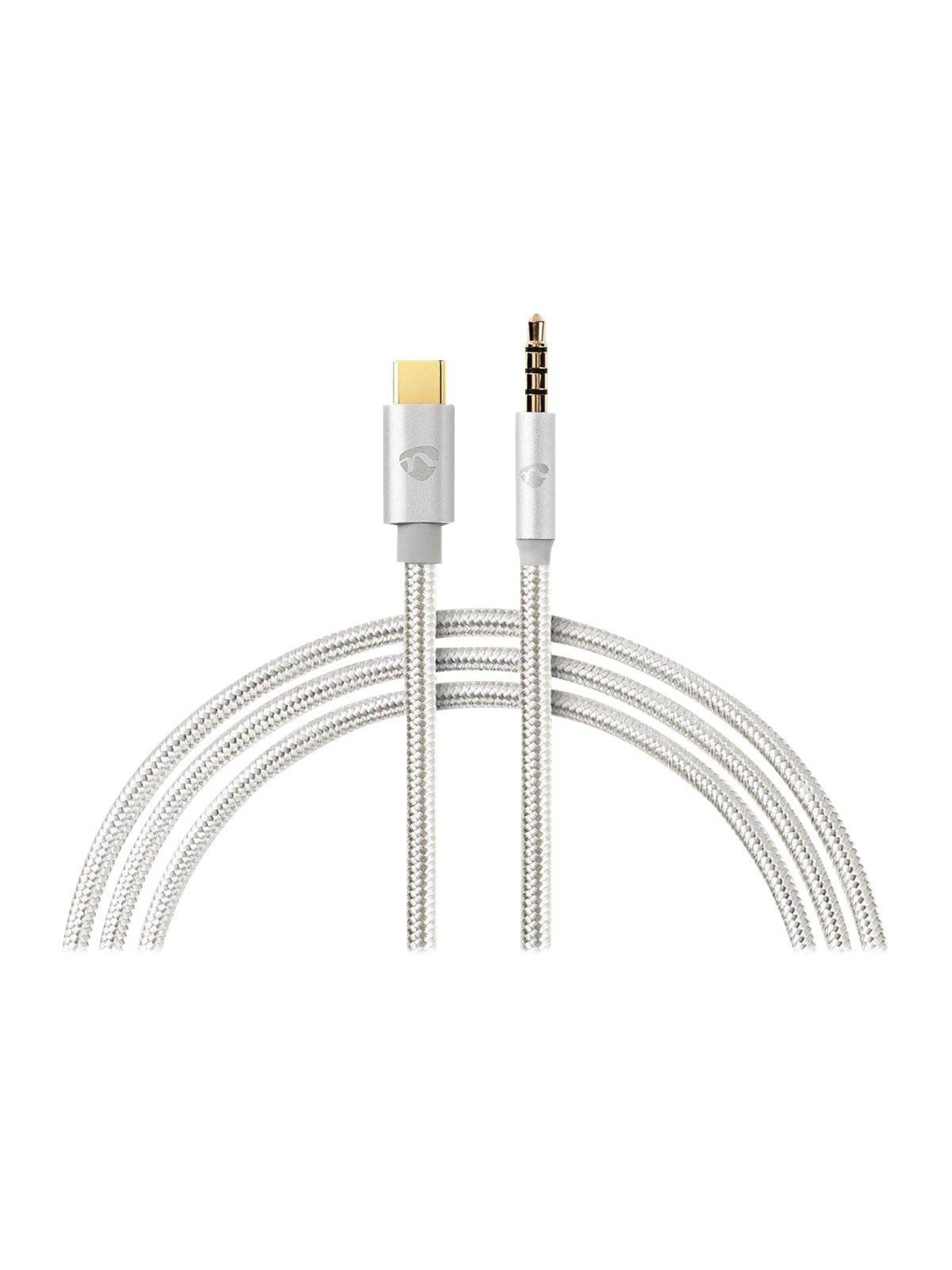 Nedis USB-C to headphone jack adapter - audio / USB - 1 m