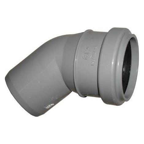 Wavin BEND S&W50X45PVC,GREY (33028180)