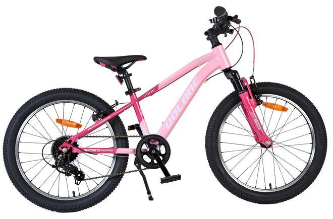 Volare Boost Kinderfahrrad - 20 Zoll - 7 Gänge - Rosa