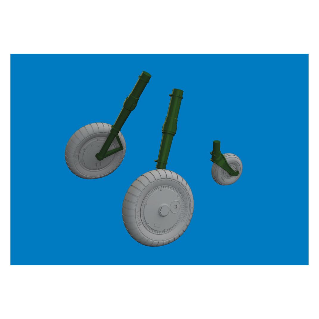 Eduard Bf 109G-6 wheels for Revell (632215)