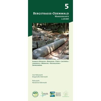 Blatt 5, Bergstraße-Odenwald, Sonstige von , Meki Landkarten, 978-3-947593-22-4