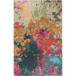benuta Pop Flachgewebeteppich Stay Multicolor 115x180 cm - Bunter Teppich für Wohnzimmer