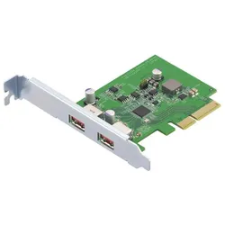 QNAP Dual-port, USB3.2 Gen 2, PCIe expansion card, NAS Zubehör