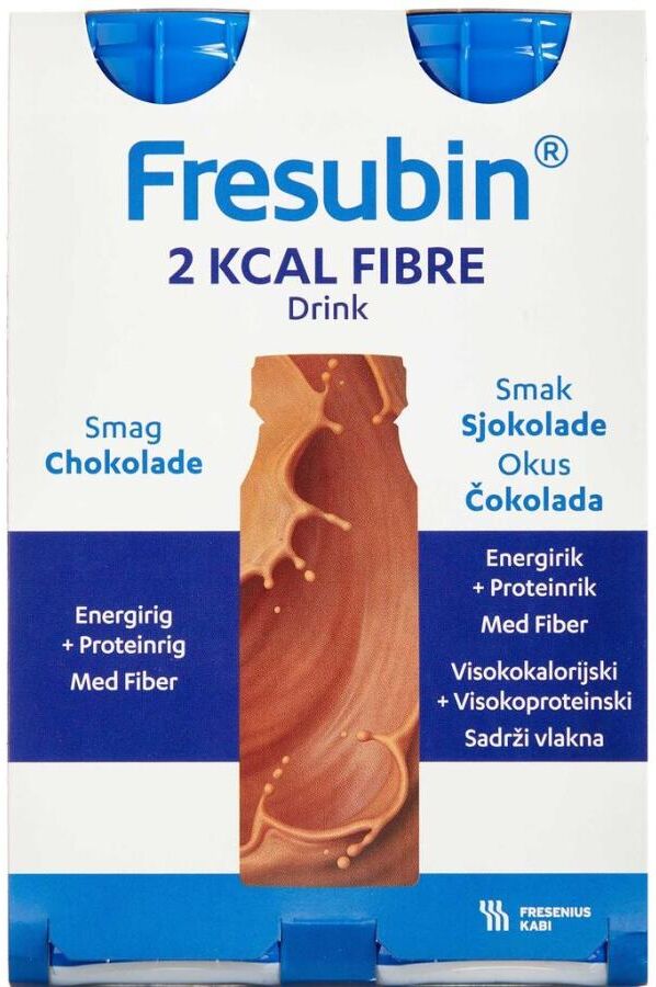 Fresubin 2 kcal Fibre Drink Chokolade 4 x 200 ml
