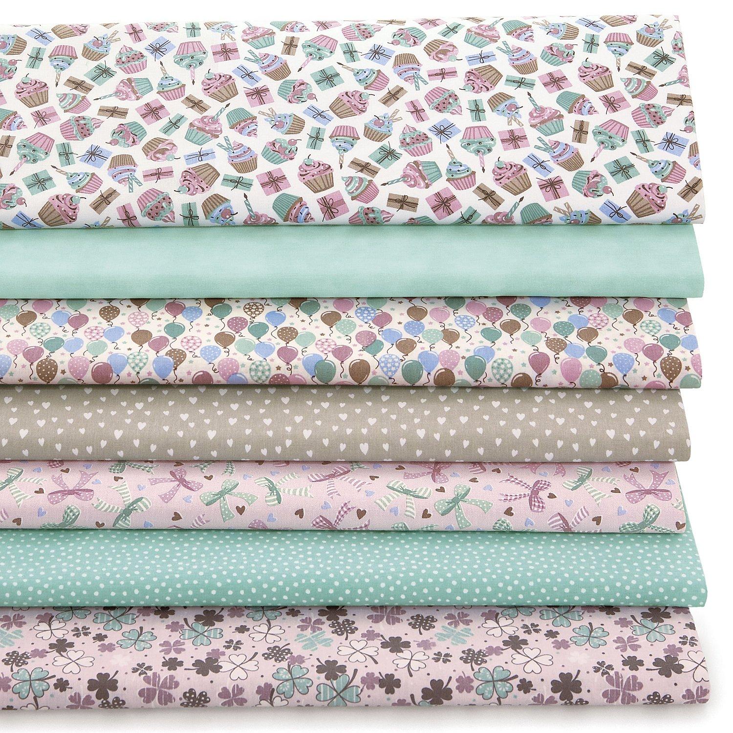 Patchwork- und Quiltpaket "Glückwünsche", mint-color