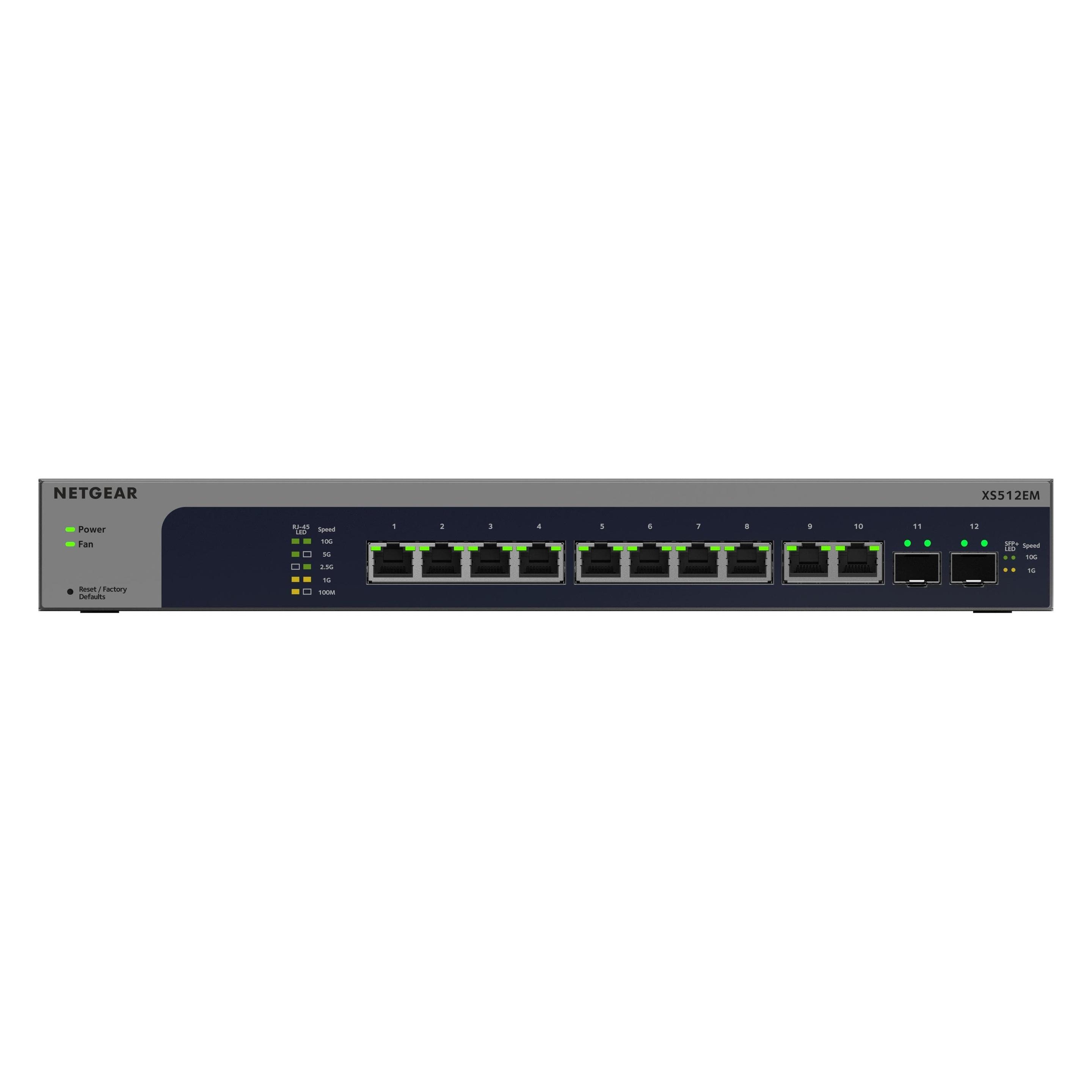 Netgear 12-PORT MULTI-G SMART SWITCH (12 Ports) (XS512EM-200EUS)