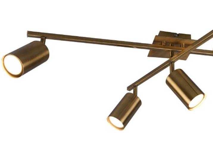 TRIO MARLEY - Plafondlamp - Oud messing - excl. 5x GU10 4\,9 W - Zwenkbaar
