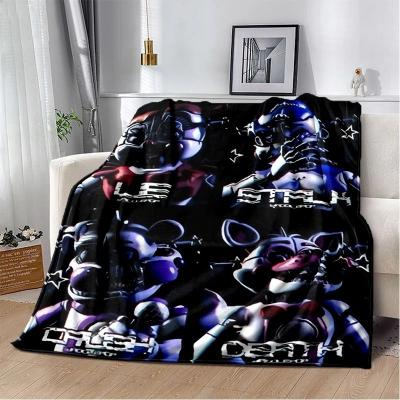 Uplift Picks FNAF Freddy Flannel Throw Blanket Soft Horror Game Bed Cover 01 150x200 Cm