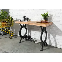 Konsolentisch Altholz 120x40x76 lackiert INDUSTRIAL #36