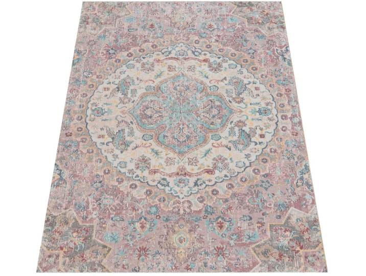 Teppich PACO HOME Torres 271 , pink, B:60cm H:8mm L:100cm, Polypropylen, Teppiche, Teppich, Kurzflor, Orient-Optik, Vintage Design, In- und Outdoor geeignet