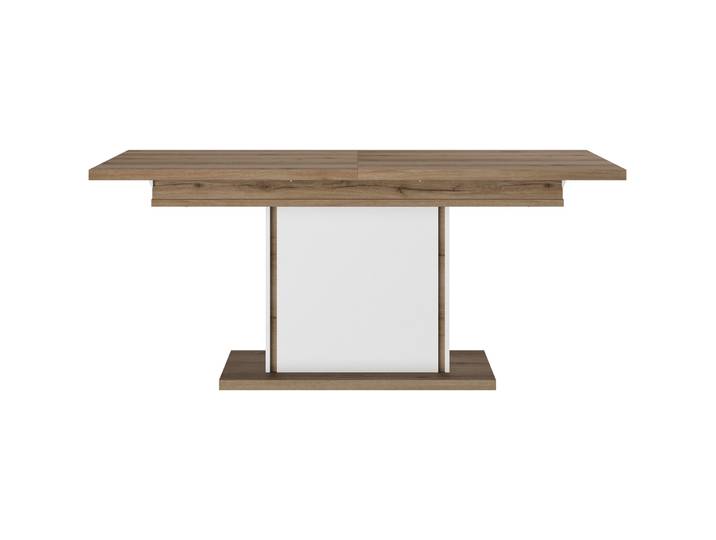 Tisch Otello Holzwerkstoff Eiche/Schwarz B 90 T 205 cm