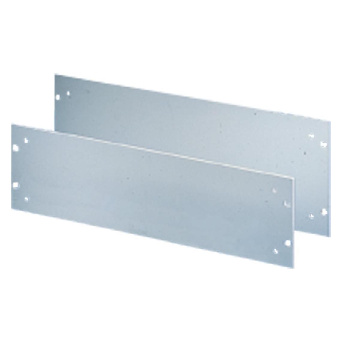 Schroff 19"-Frontplatten mit Löchern für Griffe - 19"-FRONTPL. 4HE VORELOXIERT (30219164)