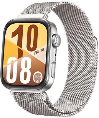 Everyday Crate Huawei Watch Fit 5 Fit 5 Pro Fit 4 Milanese Magnetic Watch Band Stainless Steel Strap starlight