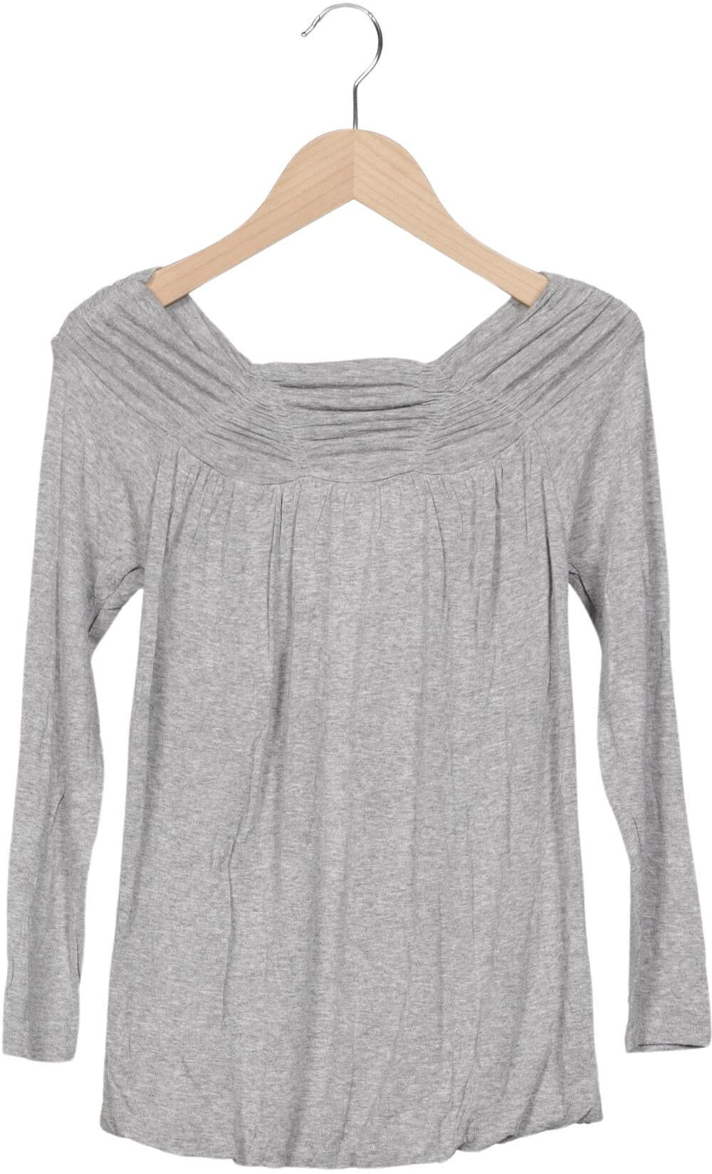 Phase Eight Damen Langarmshirt, Grau, Gr. XS, Viskose / Elasthan - Second Hand