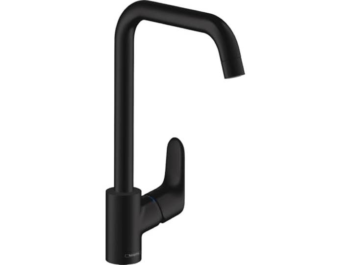 hansgrohe Focus M41 Mitigeur de cuisine 260\, 1 jet\, noir mat\, 31820670