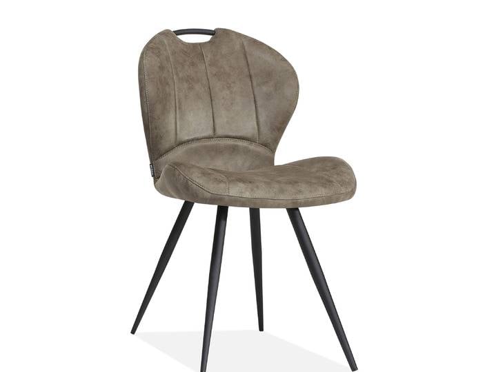 2er Set Maxfurn Miracle Dining Stuhl Metall/Softyl-Mikrofaser