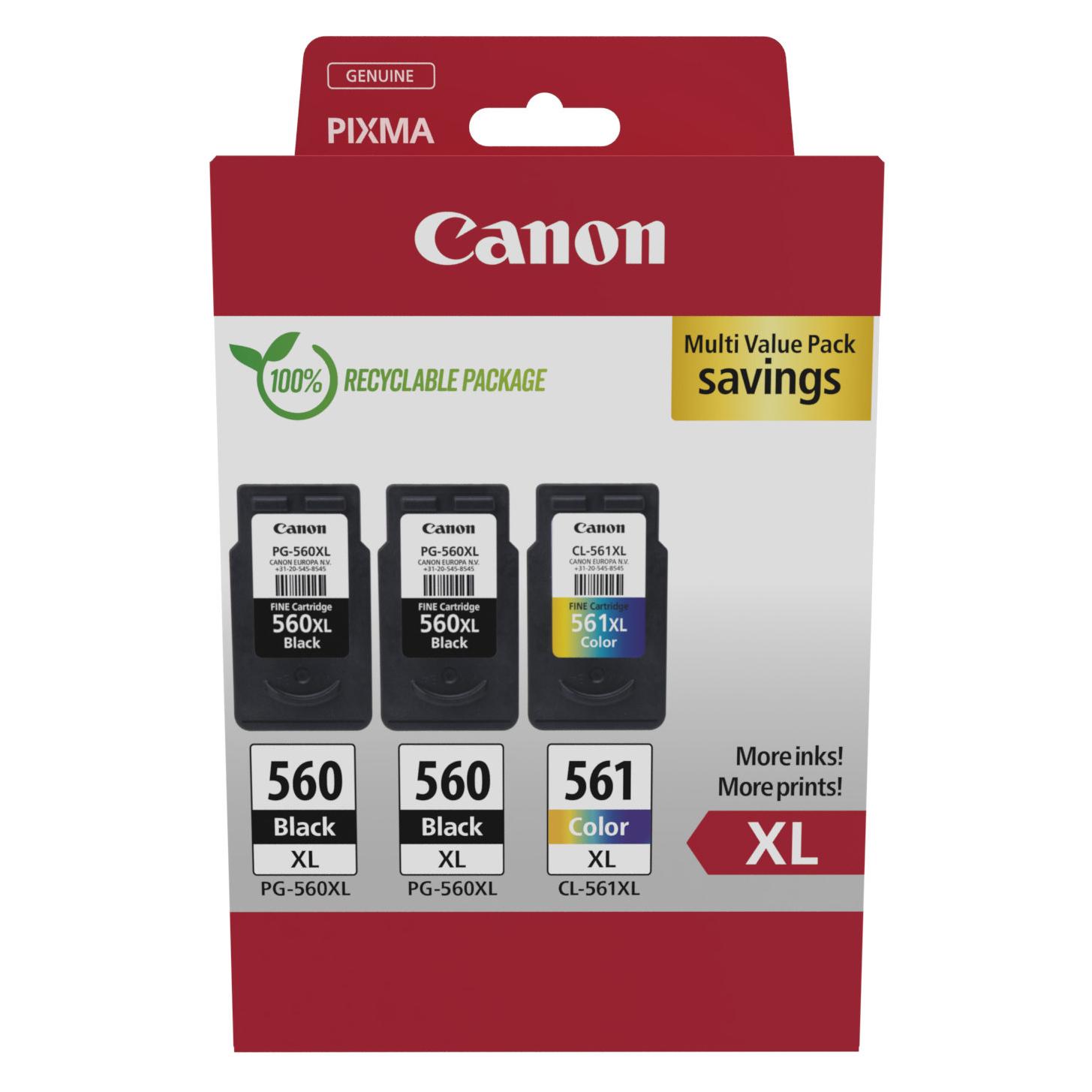 Canon PG-560XLx2/CL-561XL (BK) (3712C009)