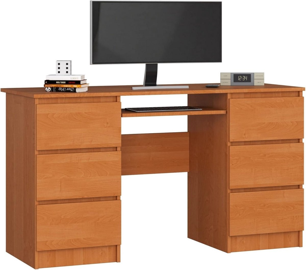 Compact Bureau met Schuifladen voor Thuiswerk