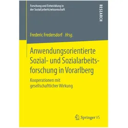 Anwendungsorientierte Sozial- und Sozialarbeitsforschung in Vorarlberg, Fachbücher