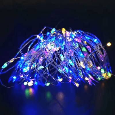 Inspire Curations Battery Powered LED Fairy String Lights For Home And Party Decor rgb battery Box 2m