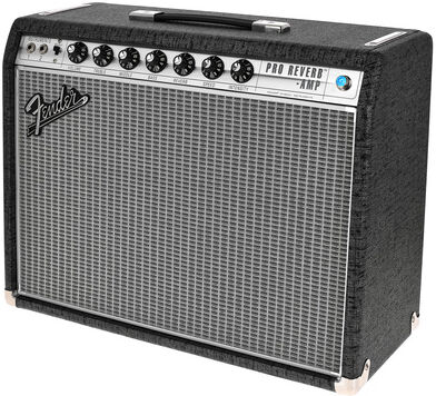 Fender FSR 68 Custom Pro Pewter Etain avec panneau et grille argentés