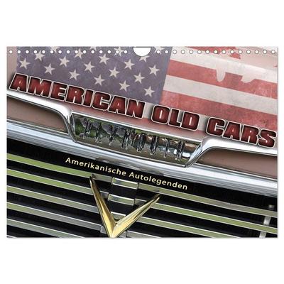 American Old Cars - Amerikanische Autolegenden (Wandkalender 2026 DIN A4 quer), CALVENDO Monatskalender