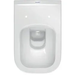 Duravit, WC Deckel, Wand-WC D-CODE RIMLESS tief, 355x540mm weiss