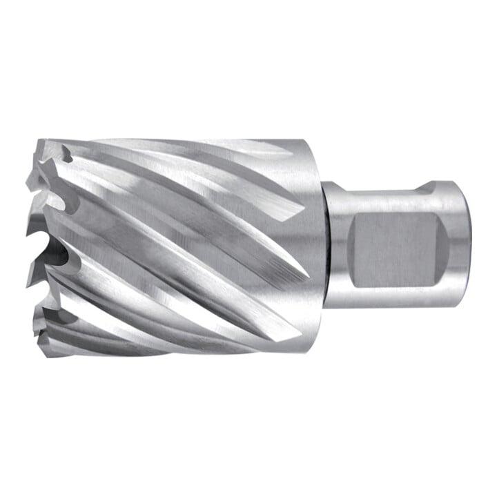 RUKO Kernbohrer HSS mit Weldonschaft (3/4 Zoll) zum Bohren von Metallen, Durchmesser:33 mm, 108233)