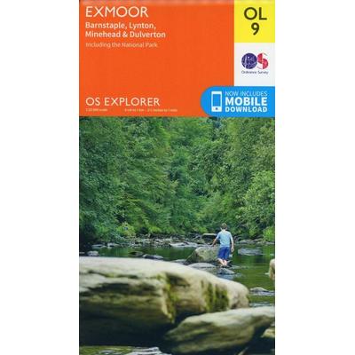 Exmoor, Barnstaple, Lynton, Minehead & Dulverton, Karte von Ordnance Survey, Ordnance Survey, 978-0-319-24248-3